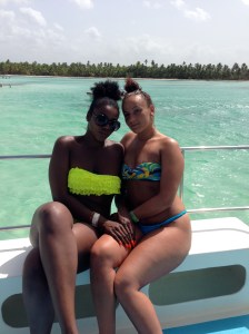 On our way to the private island